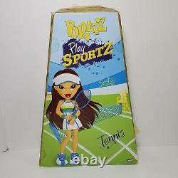 Bratz Play Sportz SASHA Doll TENNIS Super Rare HTF MGA NRFB New Box is Damaged