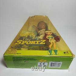 Bratz Play Sportz SASHA Doll TENNIS Super Rare HTF MGA NRFB New Box is Damaged