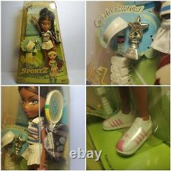 Bratz Play Sportz SASHA Doll TENNIS Super Rare HTF MGA NRFB New Box is Damaged