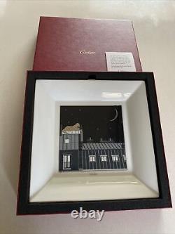 Cartier Authentic Large, Very Rare, Porcelain Tray, Brand New, Original Box