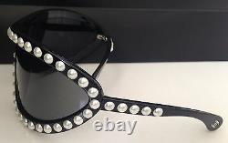 Chanel Pearl Black Sexy Runway Sunglasses Glasses New Box N Bag Sold Out Rare