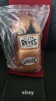 Cleto Reyes Professional Gold Contest Boxing Gloves Vintage Rare 8oz Genuine