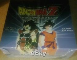 DBZ DragonBall Z Saiyan Saga Booster Box Unlimited 36ct. English Sealed Rare L@@K