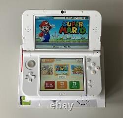 DUAL IPS -'New' 3DS XL Metallic Pearl White Boxed Nintendo Console RARE