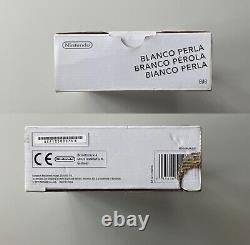 DUAL IPS -'New' 3DS XL Metallic Pearl White Boxed Nintendo Console RARE