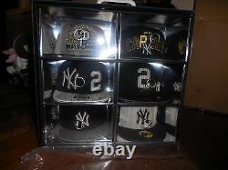 Derek Jeter New Era Limited Edition 6 Hat Pack Box Rare 2/180 Jersey Number