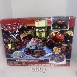 Disney Pixar Cars toon monster truck wrastlin playset Mattel 2009 rare new