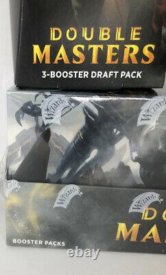 Double Masters VIP Edition Booster Box's Sealed Magic The Gathering Rare lot 3