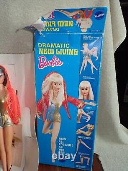 Dramatic New Living Barbie Doll 1116 1969 New In Box Vintage RARE