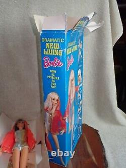 Dramatic New Living Barbie Doll 1116 1969 New In Box Vintage RARE