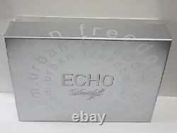 ECHO DAVIDOFF Eau de Toilette 100ml + 30ml POCKET SPRAY MEN (NEW BOXED) RARESET