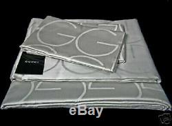EXTREMELY RARE! TOM FORD for GUCCI SILVER SHEET SET Queen size NEW IN THE BOX
