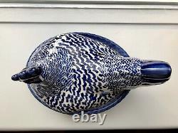 Emma Bridgewater Blue Hen On Nest Very Rare New In Box Discontinued