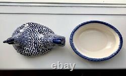 Emma Bridgewater Blue Hen On Nest Very Rare New In Box Discontinued