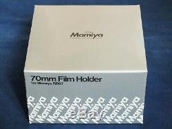 Exceptionally Rare Brand New In Box Mamiya 6x7 RB67 / Universal 70mm Film Back