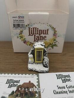 Extremely Rare LILLIPUT Lane Yellow SPLASH Mini TELEPHONE Box L3607Y Ornament