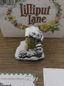 Extremely Rare LILLIPUT Lane Yellow SPLASH Mini TELEPHONE Box L3607Y Ornament