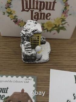 Extremely Rare LILLIPUT Lane Yellow SPLASH Mini TELEPHONE Box L3607Y Ornament