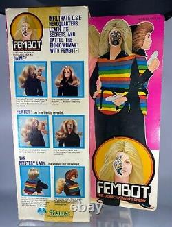 FEMBOT The Bionic Woman's Enemy 1977 Kenner 66400 Never Removed from Box! Rare