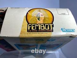 FEMBOT The Bionic Woman's Enemy 1977 Kenner 66400 Never Removed from Box! Rare