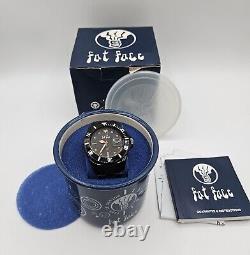 Fat Face Neptune Watch RARE In Lidded Mug Boxed With Manual Needs New Battery