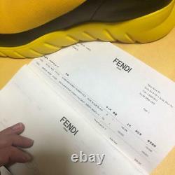 Fendi Socks Sneakers Men Shoes Yellow Super Rare 28cm Us10 New In Box Fashion