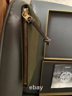 Filson Rare Mens Boxed Unused Leather Pouch 24 x 17 cms