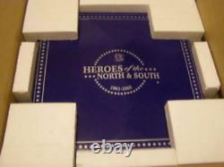 Franklin Mint-heroes Of The North/south CIVIL War Chess Set-new In Box-rare/oop