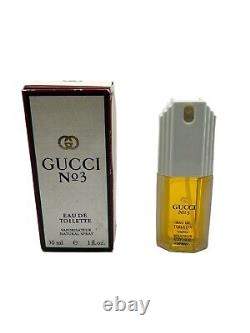 GUCCI NO. 3 30ML VINTAGE EDT SPRAY Perfume Rare (NEW WITH BOX)