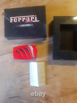 Genuine Rare Ferrari GearBox Metal Lighter Red/In Box Collectible