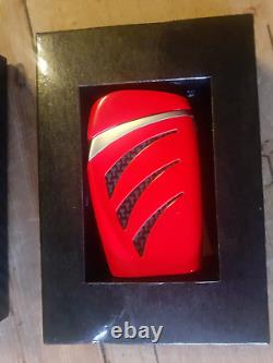 Genuine Rare Ferrari GearBox Metal Lighter Red/In Box Collectible