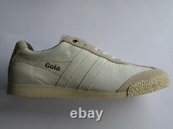 Gola Leather Trainers Harrier 68 1905 Made In England 8 42 Rare New Boxed White
