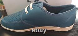 Goliath GLTH mens yorker genuine leather blue shoes size 8 UK. Rare edition. New