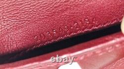 Gucci GG Wallet Coin Purse Burgundy Red Ladies New Boxed Authentic RARE