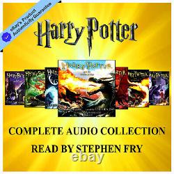 Harry Potter Audiobooks Complete Set 1 to 7 Stephen Fry Unabridged RARE