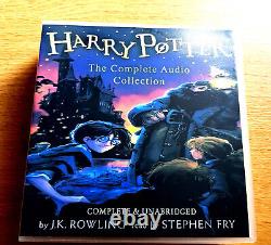 Harry Potter Audiobooks Complete Set 1 to 7 Stephen Fry Unabridged RARE