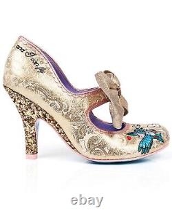 Irregular Choice Cinderella So This Is Love Gold Shoes Rare New Boxed Wedding