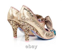 Irregular Choice Cinderella So This Is Love Gold Shoes Rare New Boxed Wedding