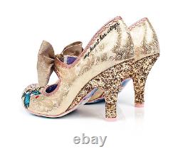 Irregular Choice Cinderella So This Is Love Gold Shoes Rare New Boxed Wedding