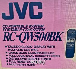 JVC Portable CD System RC QW500BK Brand New Unused & Boxed Very Rare