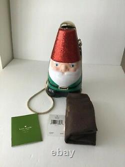 Kate Spade BLAZE A TRAIL Novelty Gnome Clutch/Purse pxru6097 RARE/SOLD OUT! NWT