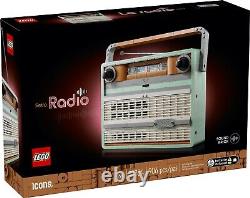 LEGO 10334 RETRO RADIO RARE EXCLUSIVE ICONS new & sealed FREE POST