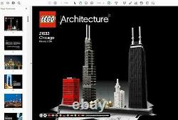 LEGO Architecture Chicago (21033) 100% Brand New Parts Retired & Rare Set