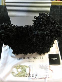 LULU GUINNESS BRAND NEW BLACK DOOGLE BAG RARE with Box and Packaging 109