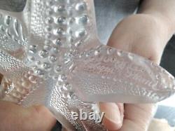 Lalique Clear Star Fish Paperweight New Boxed Rare