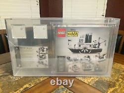 Lego 2019 Mickey Mouse Steamboat Willie Sdcc 21317 Error Box Afa 8.0 Signed Rare