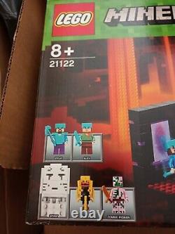 Lego 21122 Minecraft The Nether Fortress Rare Retired New Boxed Free P&p S/wear