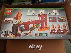 Lego 21122 Minecraft The Nether Fortress Rare Retired New Boxed Free P&p S/wear