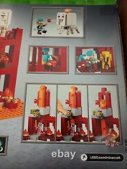 Lego 21122 Minecraft The Nether Fortress Rare Retired New Boxed Free P&p S/wear