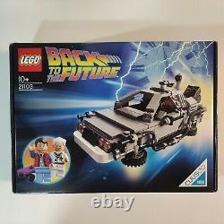 Lego Back to the Future 21103 Rare Retired Sealed but box showing wear
